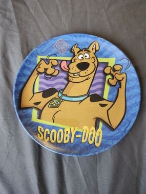 Vintage 1998 Zak Designs Scooby Doo Melamine Plate Kids Collectible 8 inch
